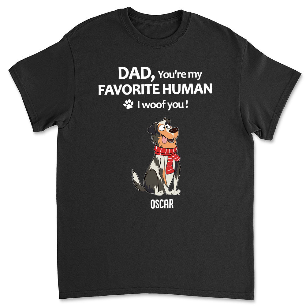 Personalized Custom Premium 'To My Favorite Human' T-shirt for Pet Lovers