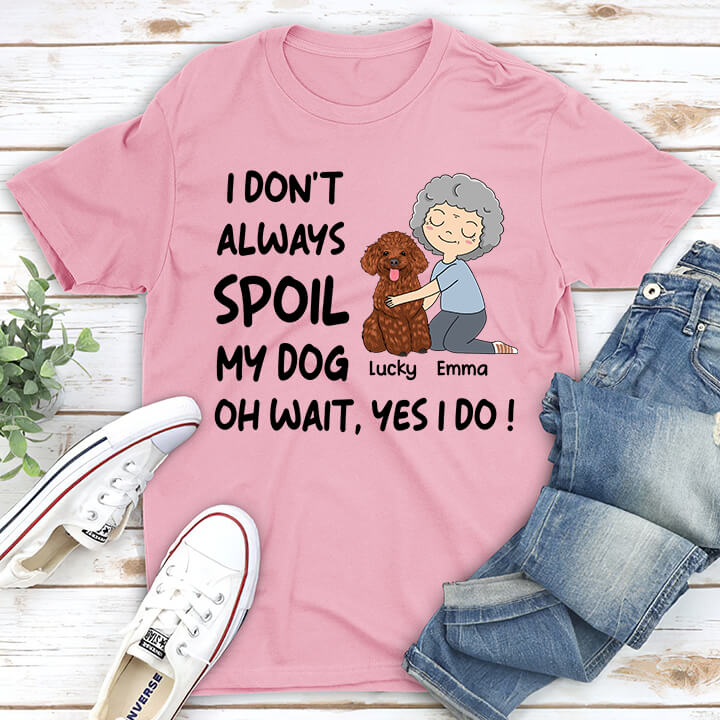 Spoil Your Dogs with Customizable Unisex Personalized T - shirts
