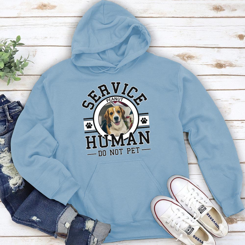 Personalized Service Human Photo Custom Hoodie - Ideal Gift for Pet Lovers
