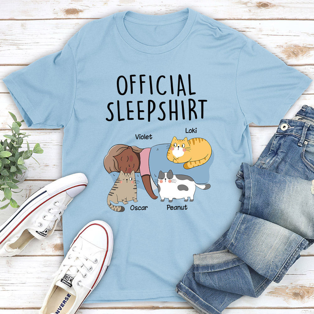 Customizable Unisex Cat Sleepshirt - The Ideal Gift for Pet Lovers
