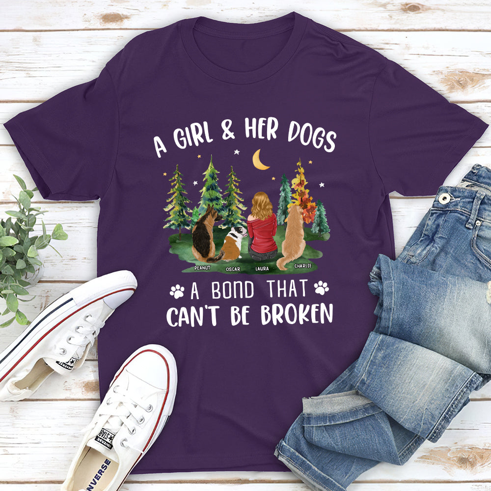 Personalized Unisex 'A Girl And Her Dog' T-shirt - Ideal Gift for Pet Lovers