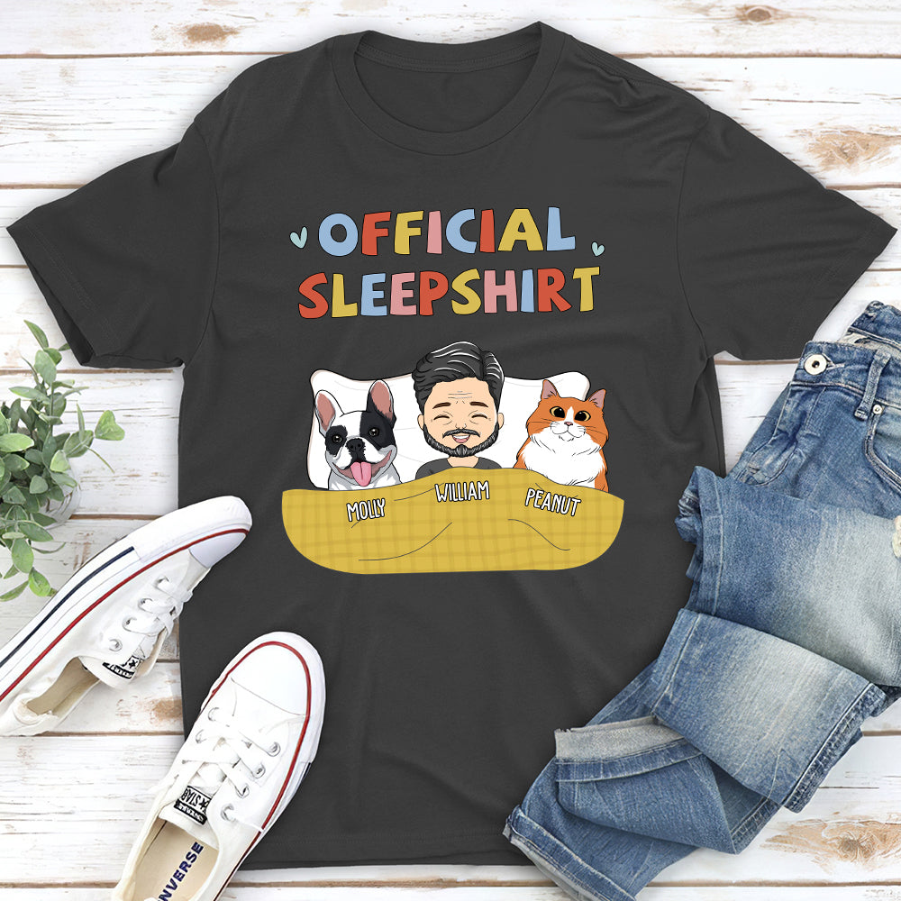 Happy Sleepshirt - Customizable Unisex Personalized Pet Lover T-shirt