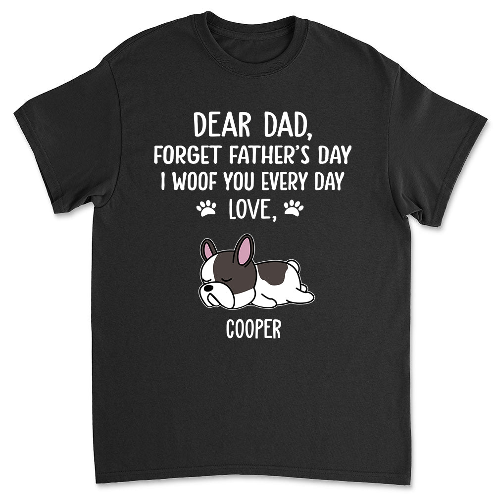 Personalized Woof You Dad Premium T-shirt for Pet Lovers