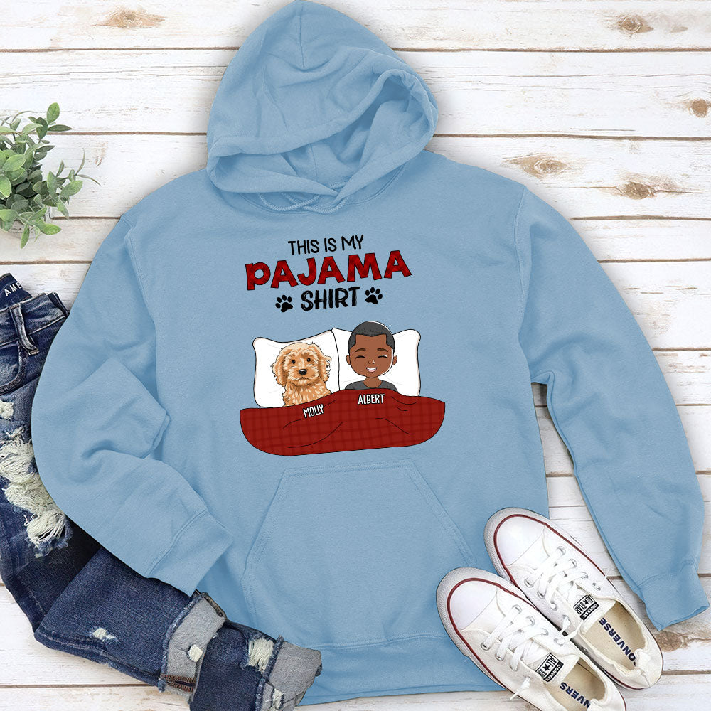 Customizable Personalized Pajama Hoodie - Ideal Gift for Pet Lovers