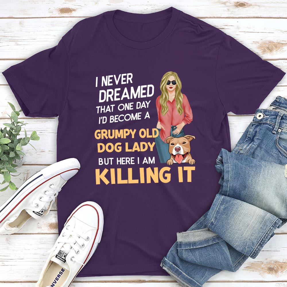 Dog Lady - Customizable Premium Personalized T-shirt for Pet Lovers