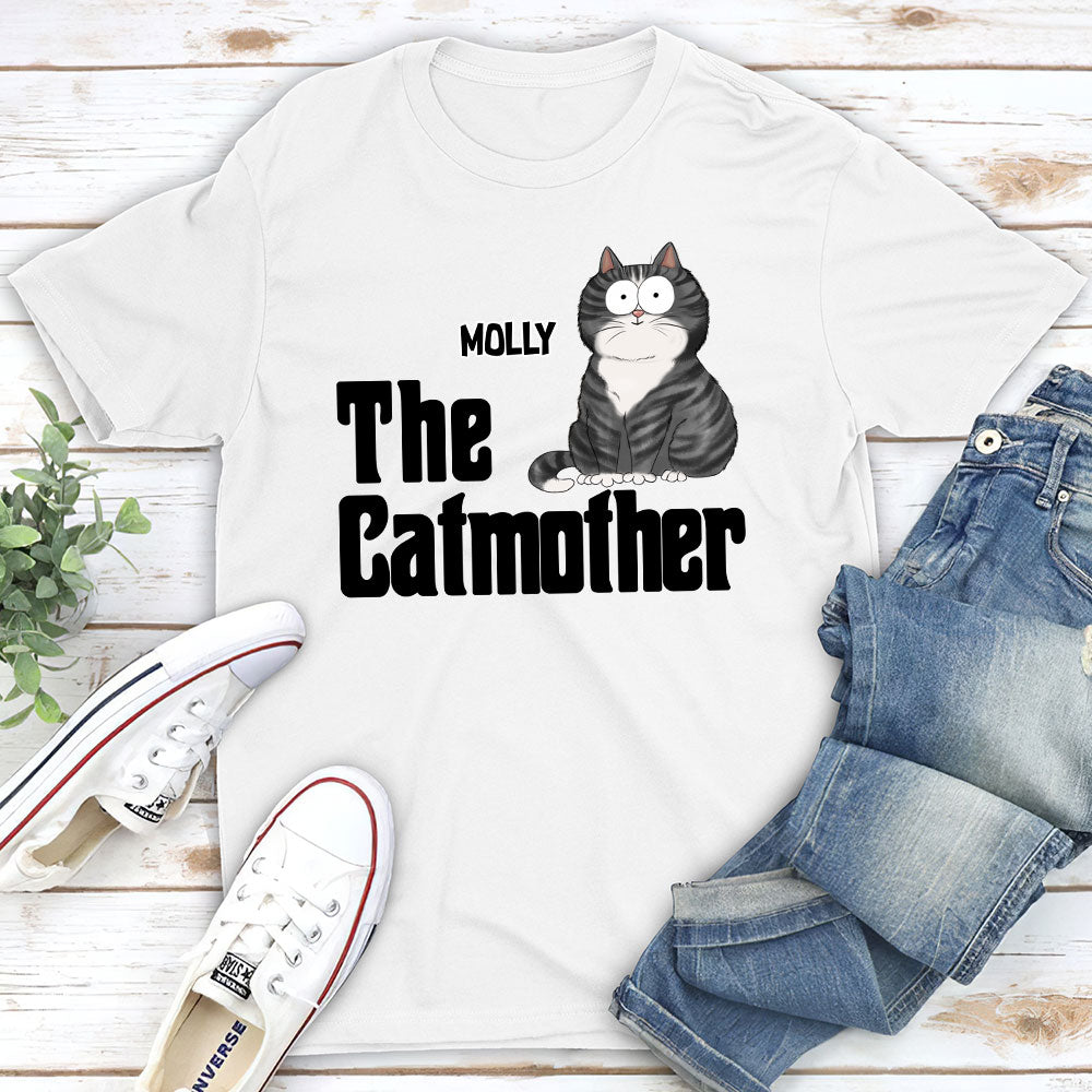 The Cat Father - Customizable Unisex Personalized T-shirt for Pet Lovers