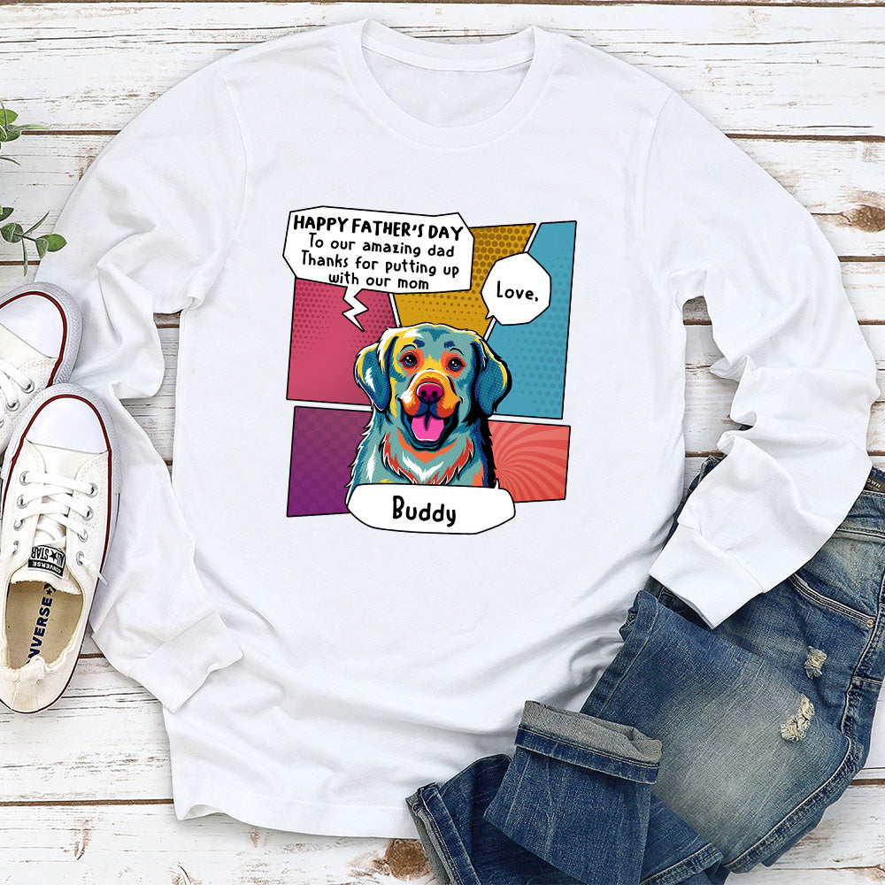 Amazing Pop Art Personalized Custom Long Sleeve T-shirt for Moms