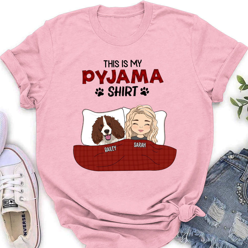 Personalized Custom Women's Pyjama Shirt - Ideal Gift for Pet Lovers