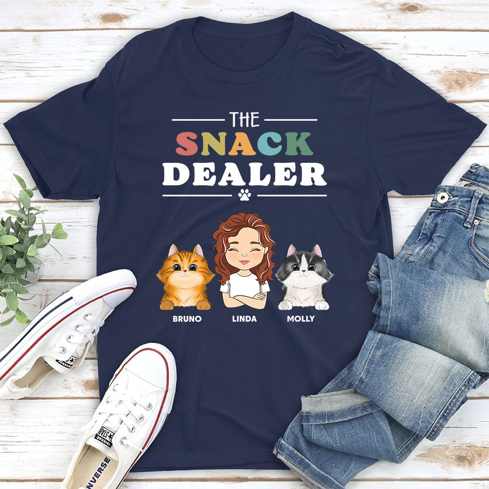 Customizable Unisex Pet Lover's Personalized T-shirt - Ideal Pet Snack Dealer Gift