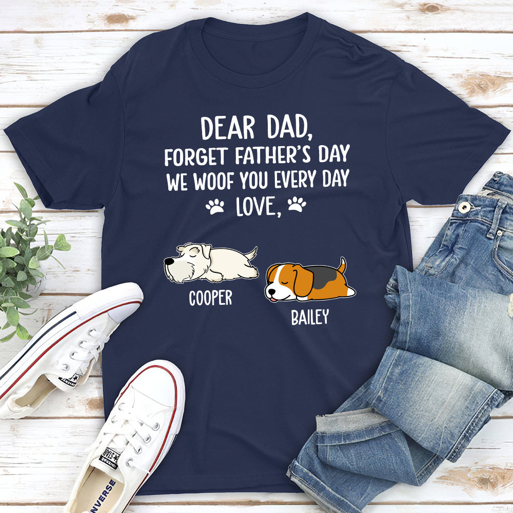 Personalized Woof You Dad Premium T-shirt for Pet Lovers