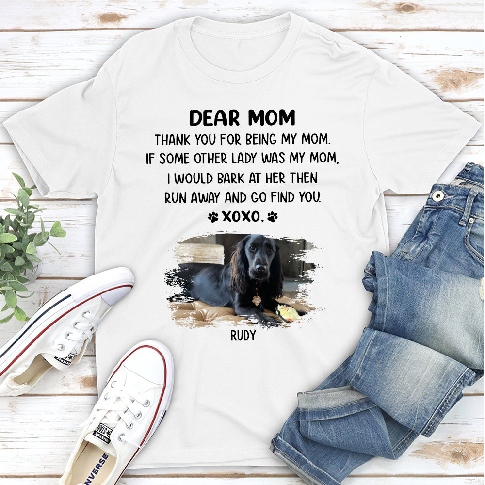 Dear Mom Xoxo - Personalized Custom Unisex Pet Lover T-shirt