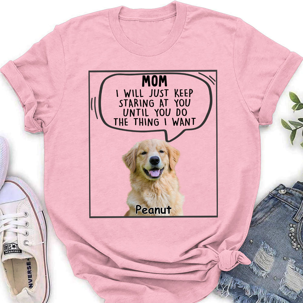 Customizable Personalized Women's Pet Lover T-shirt