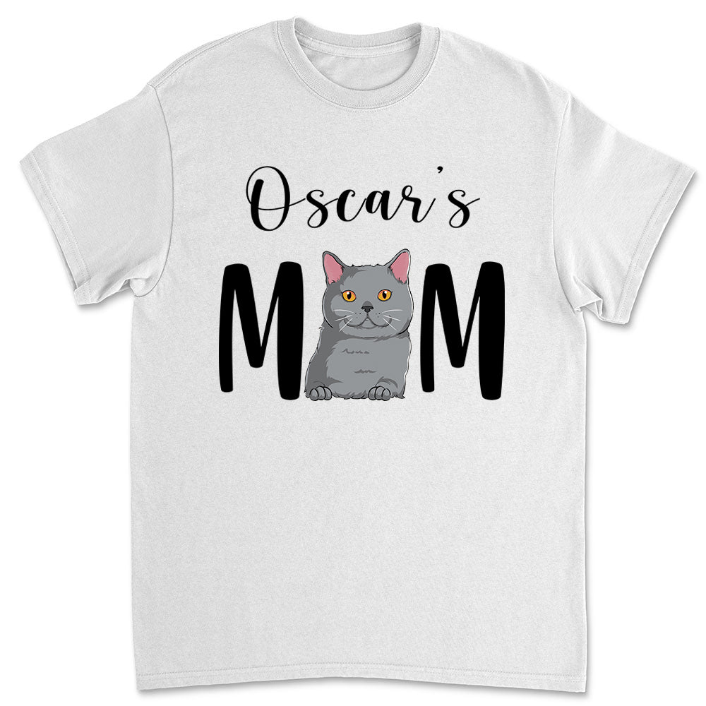Customizable Unisex Cat Mom/Dad T-shirt - Ideal Gift for Pet Lovers