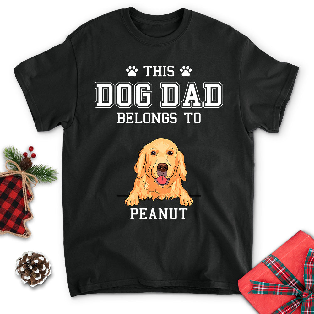 Customizable Unisex Dog Dad/Mom Personalized T-shirt - Ideal Gift for Pet Lovers