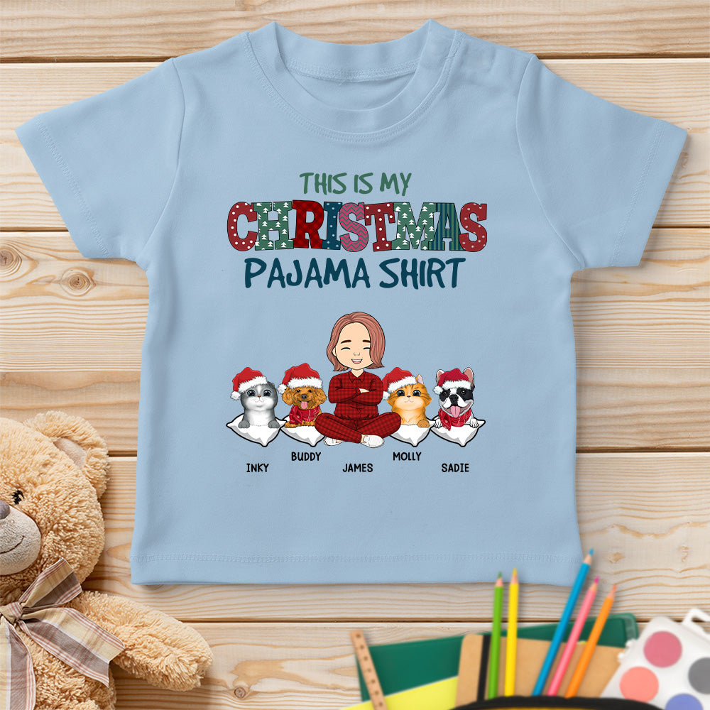 Customizable Pets Christmas Youth T - shirt: Perfect Personalized Gift