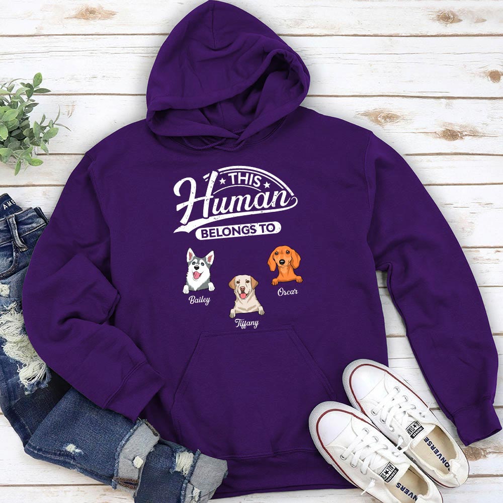 Human Belongs 2 - Exquisite Personalized Custom Hoodie for Pet Lovers
