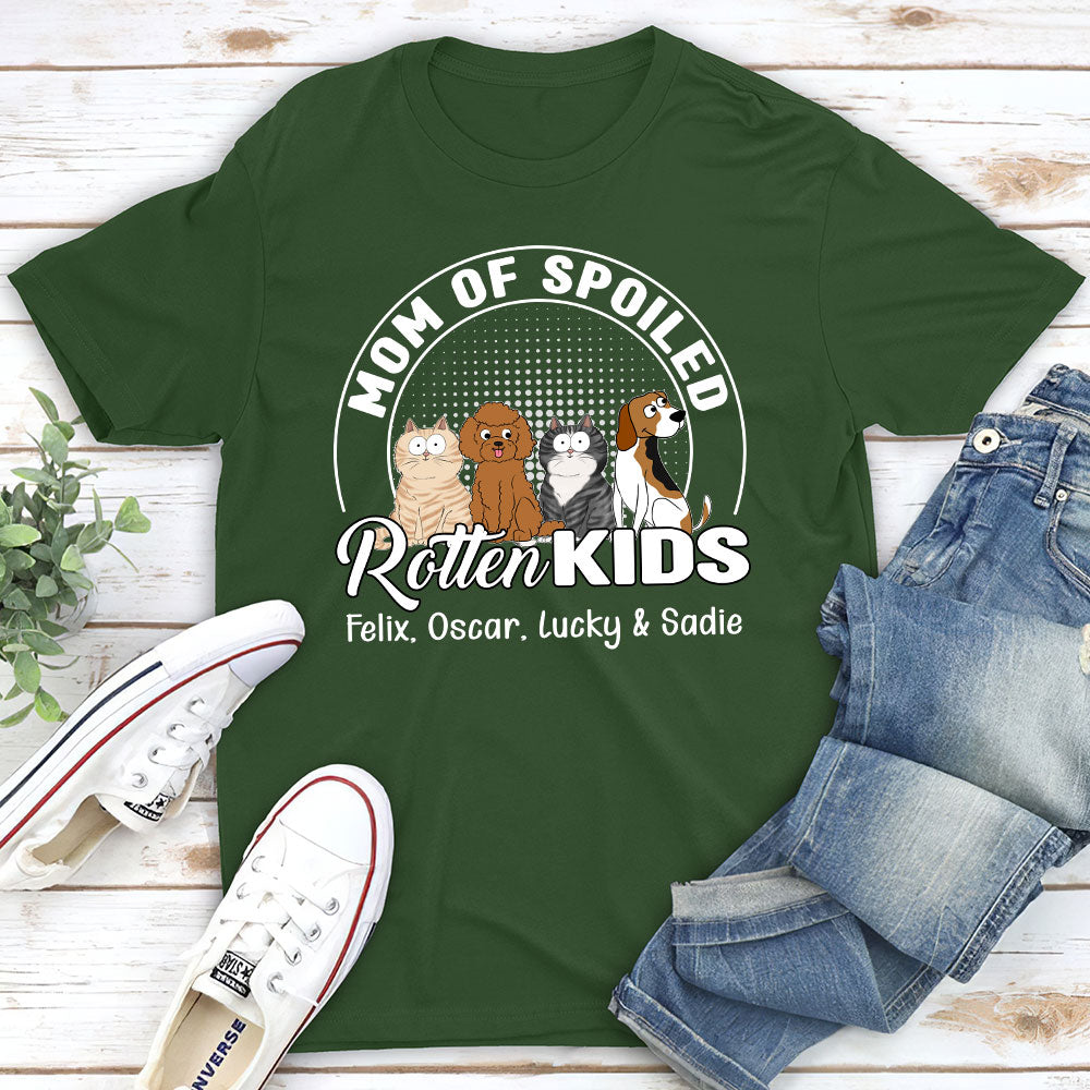 Spoiled Rotten Kids - Customizable Unisex Personalized Pet Lover T-shirt