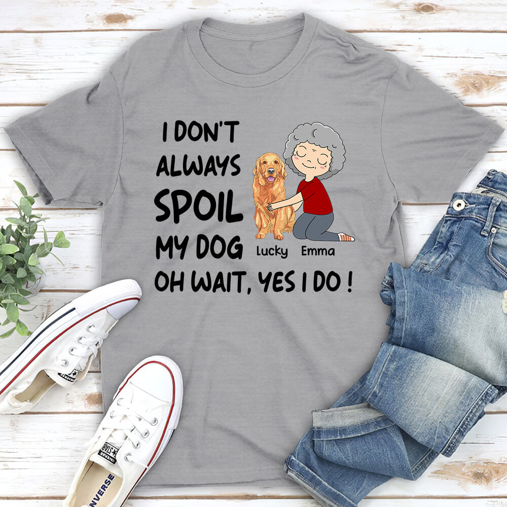 Spoil Your Dogs with Customizable Unisex Personalized T - shirts