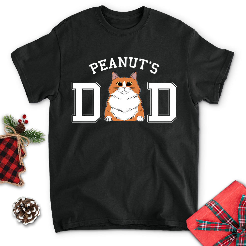 Personalized Custom Unisex Cat Mom/Dad Basic T-shirt - Ideal Gift for Pet Lovers