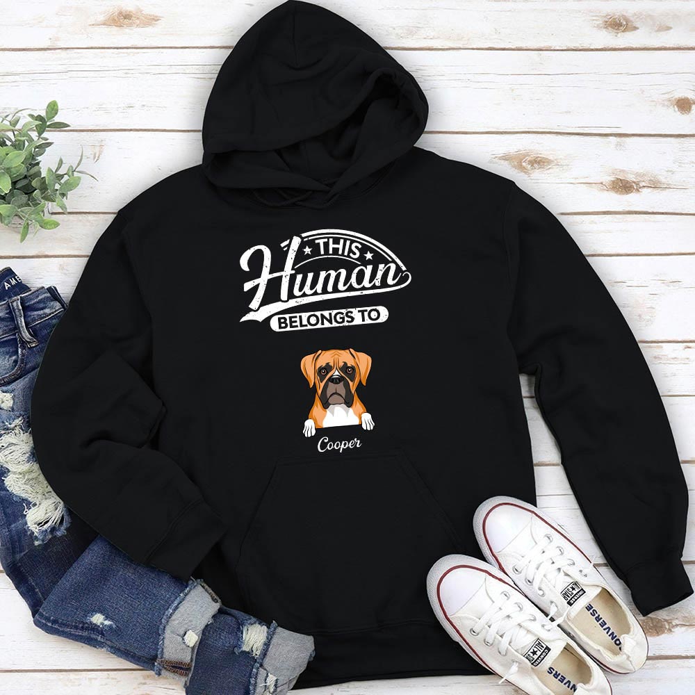 Human Belongs 2 - Exquisite Personalized Custom Hoodie for Pet Lovers