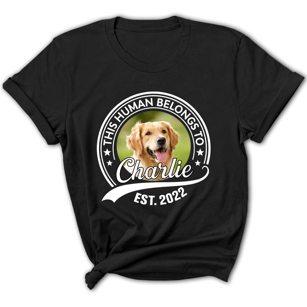 Personalized Custom Women's T-shirt with Pet Photos - Ideal Gift for Pet Lovers