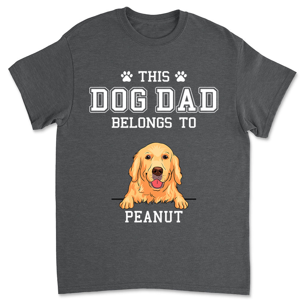 Customizable Unisex Dog Dad/Mom Personalized T-shirt - Ideal Gift for Pet Lovers