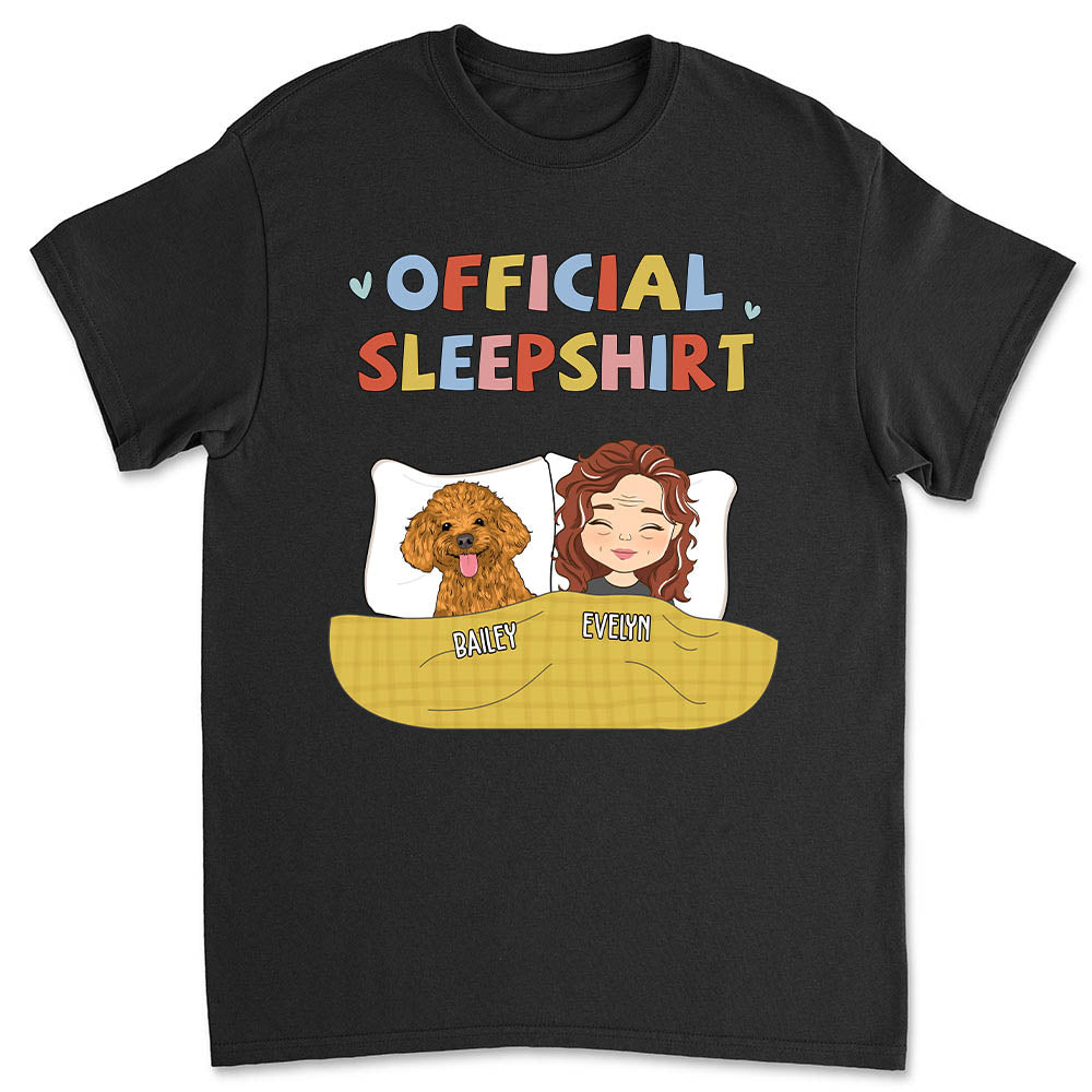 Happy Sleepshirt - Customizable Unisex Personalized Pet Lover T-shirt