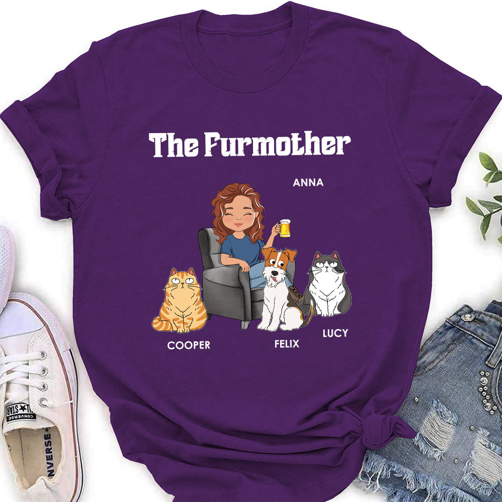 The Furparents - Exquisite Personalized Custom Women's Pet Lover T-shirt