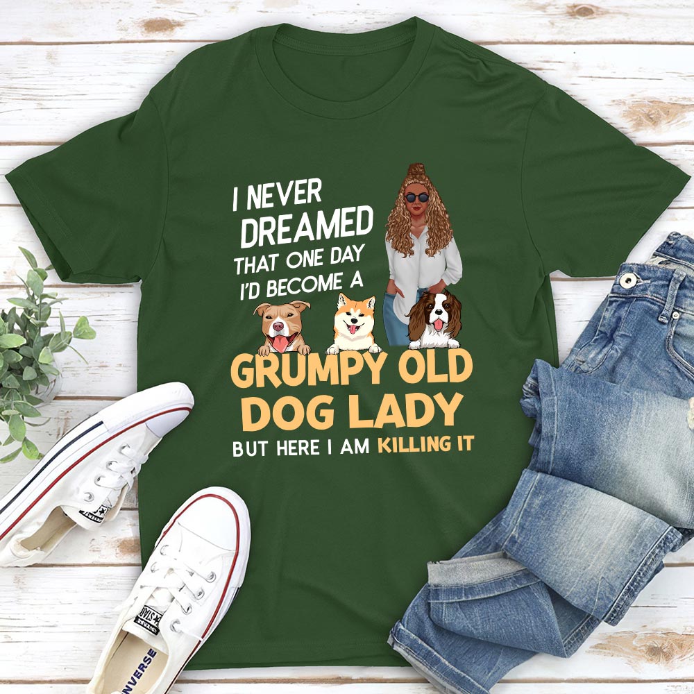 Dog Lady - Customizable Premium Personalized T-shirt for Pet Lovers