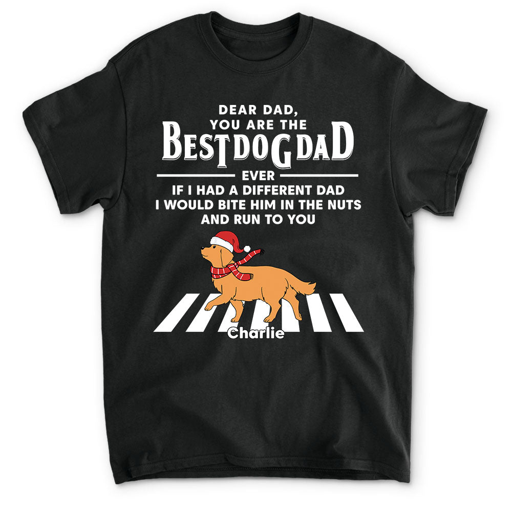 Personalized Christmas 'Run To You' Unisex T-shirt - Ideal Gift for Pet Lovers
