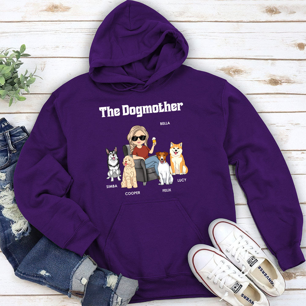 The Dogmother 2 - Customizable Personalized Hoodie for Pet Lovers