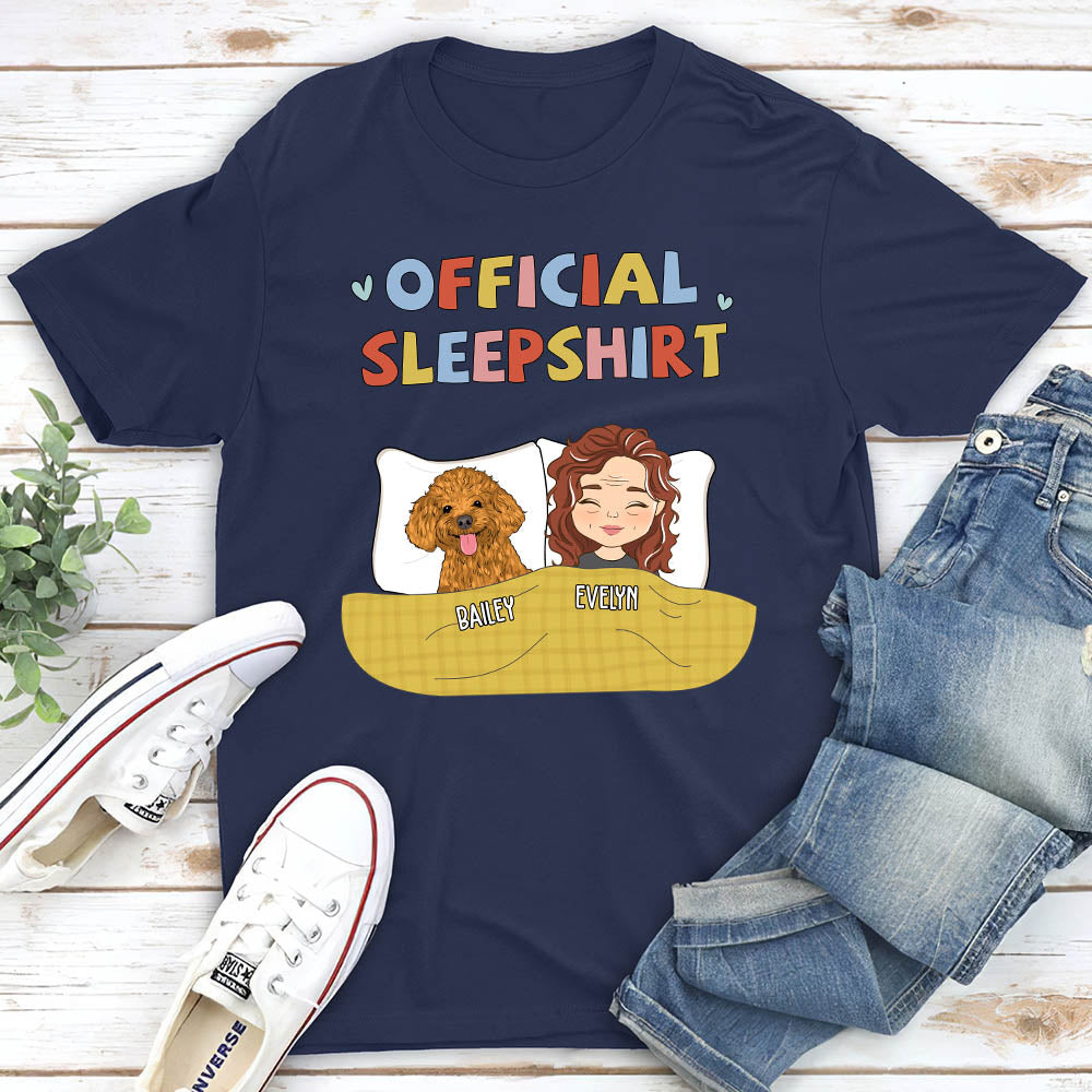 Happy Sleepshirt - Customizable Unisex Personalized Pet Lover T-shirt