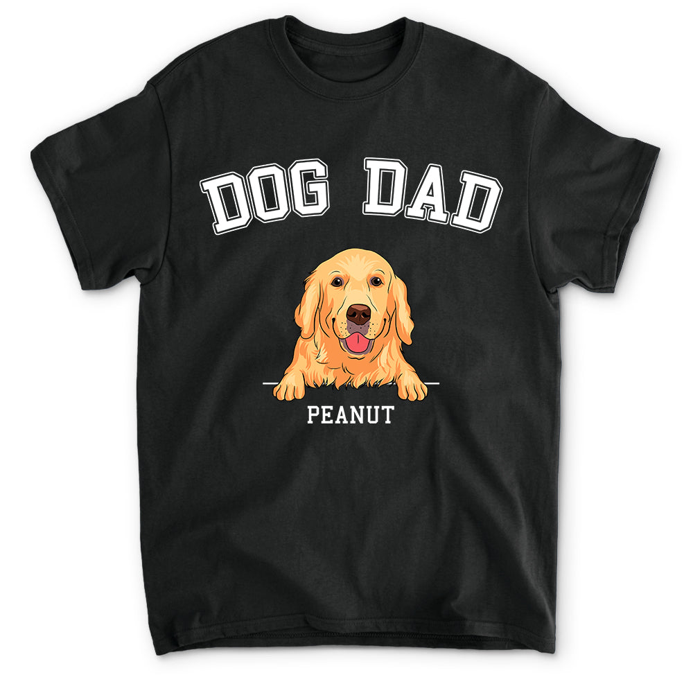 Personalized Custom Unisex Dog Mom and Dad Basic T-shirt - Ideal Gift for Pet Lovers