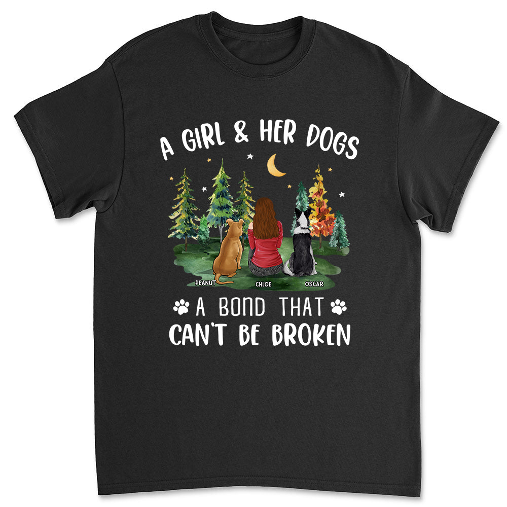 Personalized Unisex 'A Girl And Her Dog' T-shirt - Ideal Gift for Pet Lovers