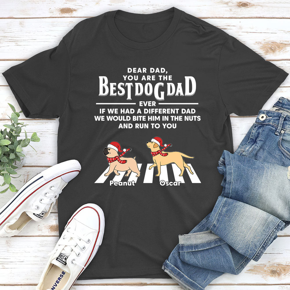 Personalized Christmas 'Run To You' Unisex T-shirt - Ideal Gift for Pet Lovers