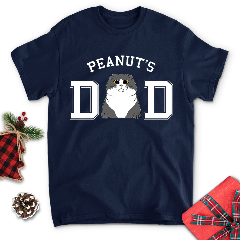 Personalized Custom Unisex Cat Mom/Dad Basic T-shirt - Ideal Gift for Pet Lovers