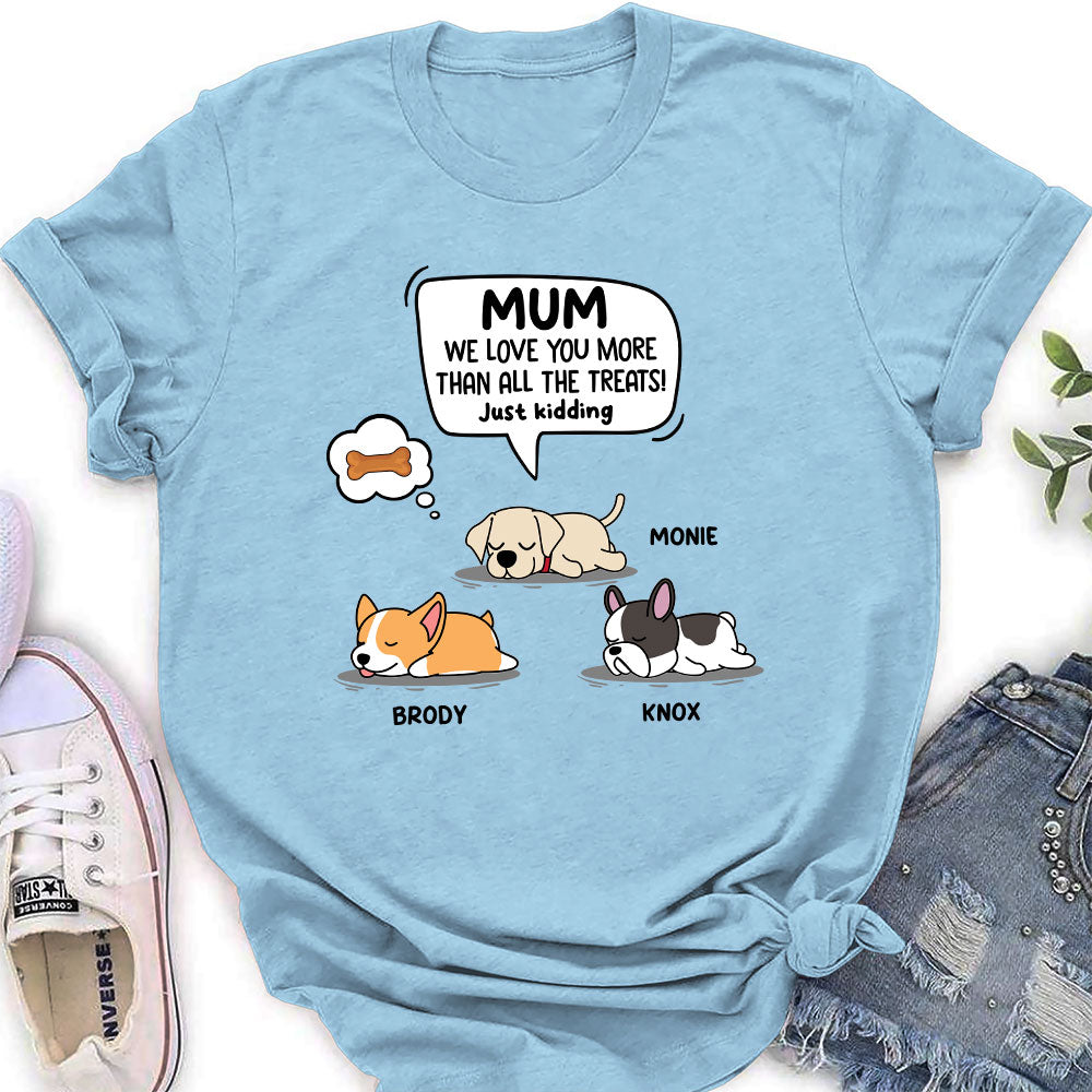 Just Kidding - Customizable Personalized Women's Pet Lover T-shirt