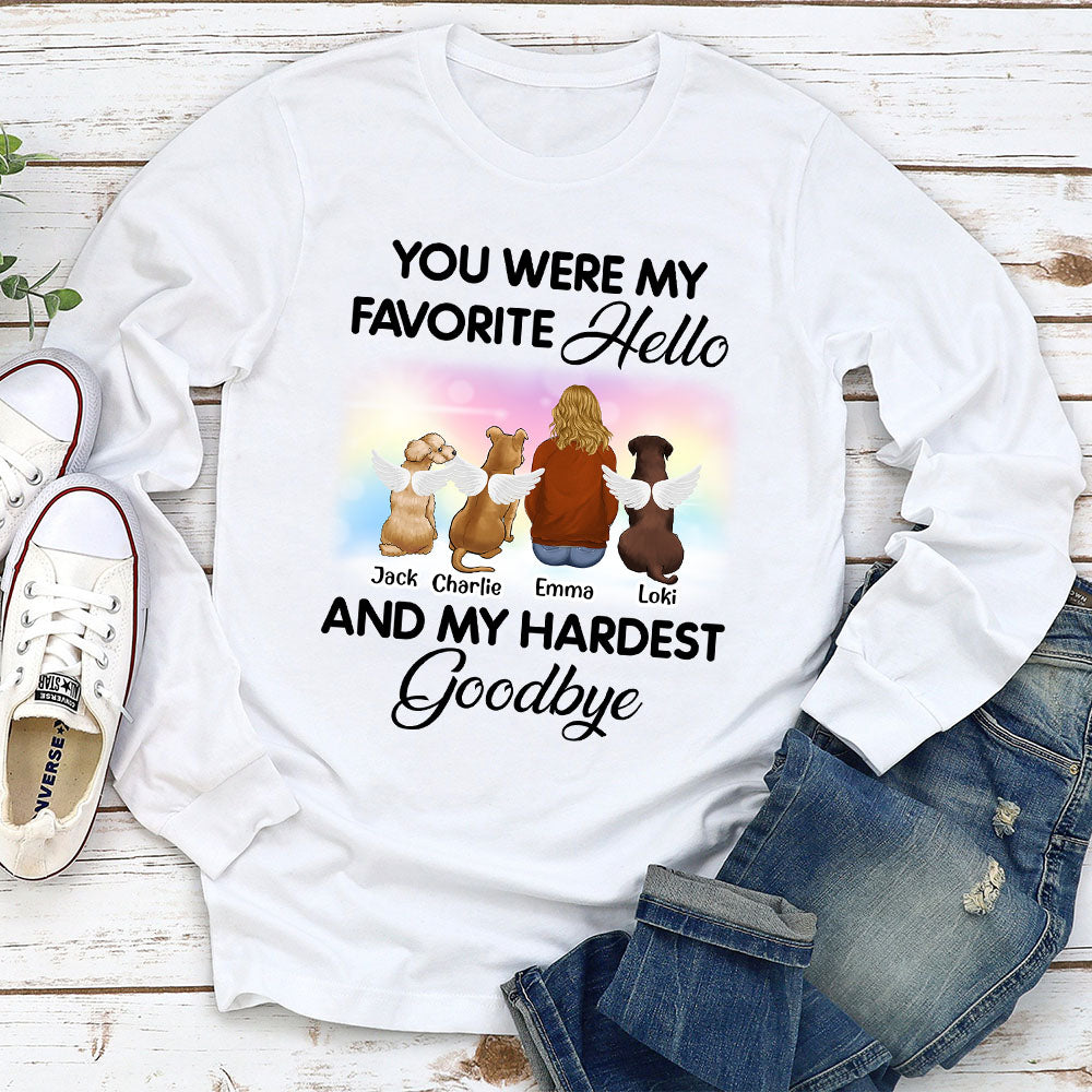 Personalized Custom Long Sleeve T-shirt: Ideal Gift for Pet Lovers
