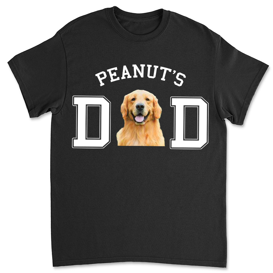 Personalized Unisex Dad/Mom Basic Photo T-shirt - Ideal Gift for Pet Lovers