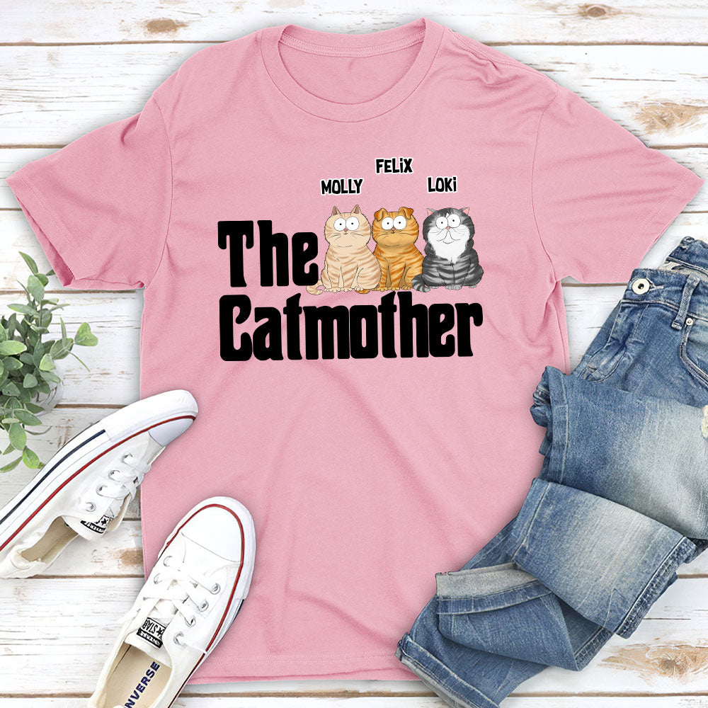 The Cat Father - Customizable Unisex Personalized T-shirt for Pet Lovers