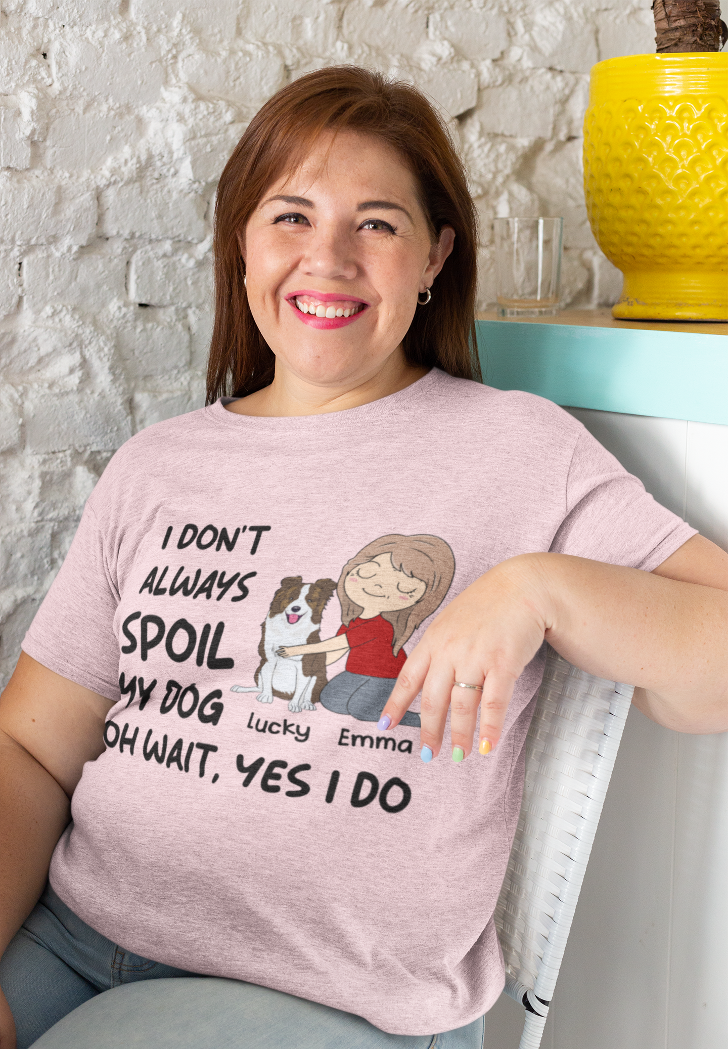 Spoil Your Dogs with Customizable Unisex Personalized T - shirts