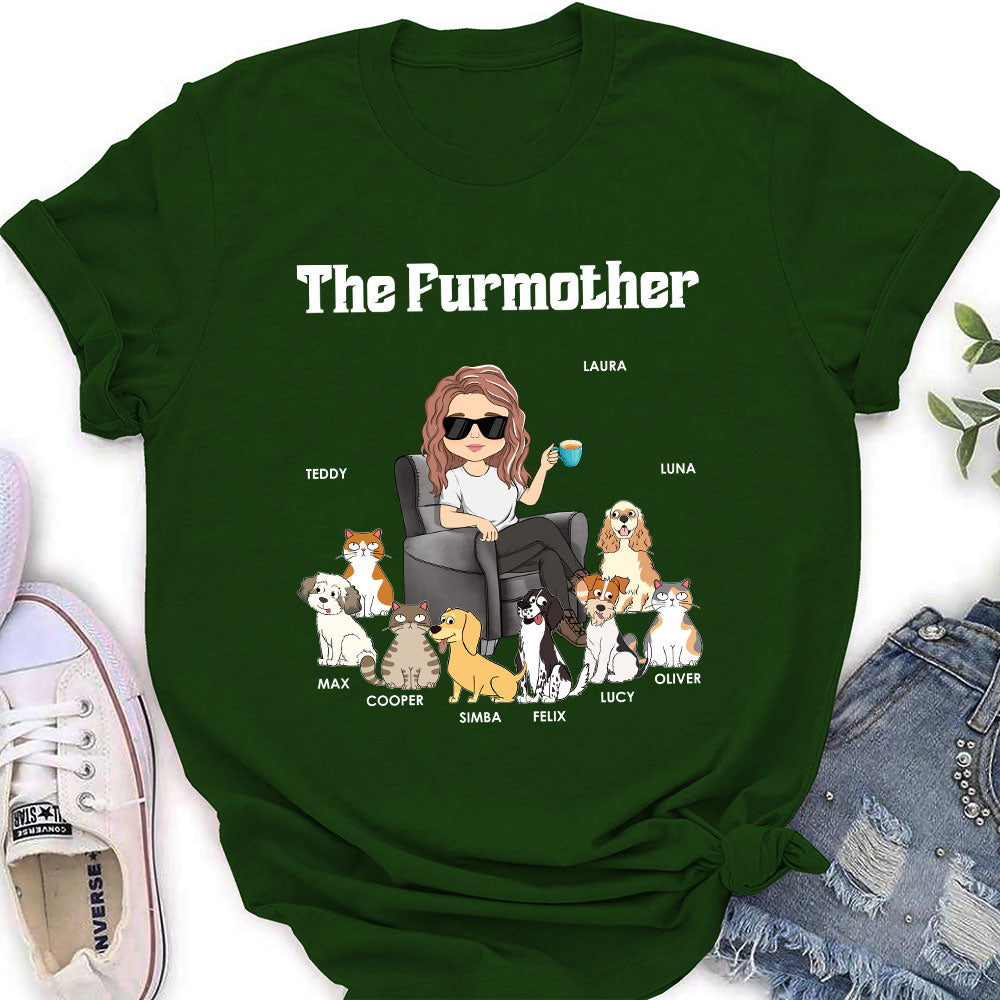 The Furparents - Exquisite Personalized Custom Women's Pet Lover T-shirt