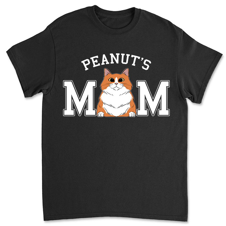 Personalized Custom Unisex Cat Mom/Dad Basic T-shirt - Ideal Gift for Pet Lovers