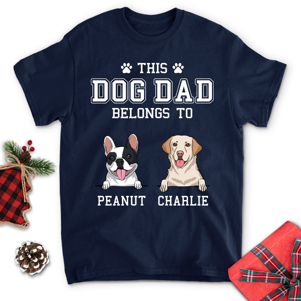 Customizable Unisex Dog Dad/Mom Personalized T-shirt - Ideal Gift for Pet Lovers