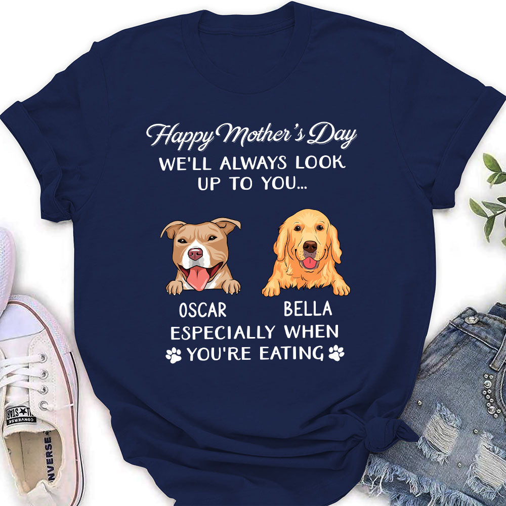 Personalized Custom Women's Dog-Themed T-shirt: A Gift for Pet Lovers