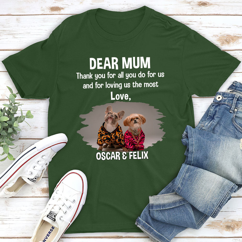 Personalized Unisex T-shirt: A Loving Tribute for Pet Lovers