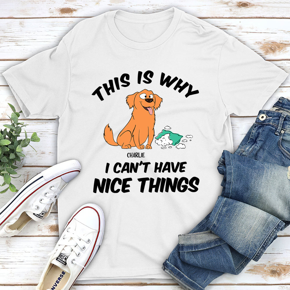 Personalized Custom Unisex 'This Is Why' T-shirt - Ideal Gift for Pet Lovers
