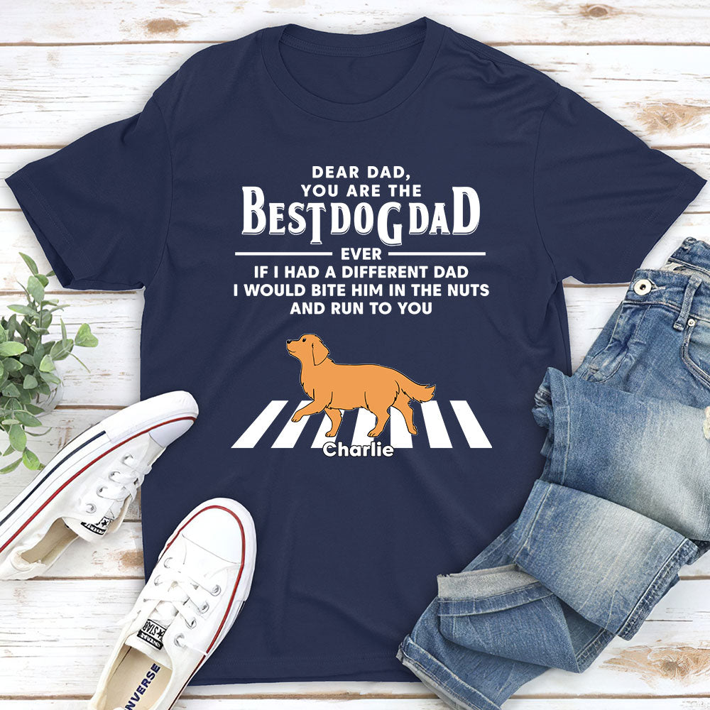Personalized Custom Premium 'Dogs Run To You' T-shirt for Pet Lovers