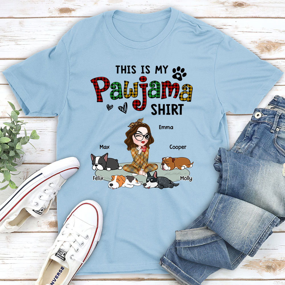 Pawjama Shirt Version 2 - Customizable Unisex Personalized T-Shirt for Pet Lovers