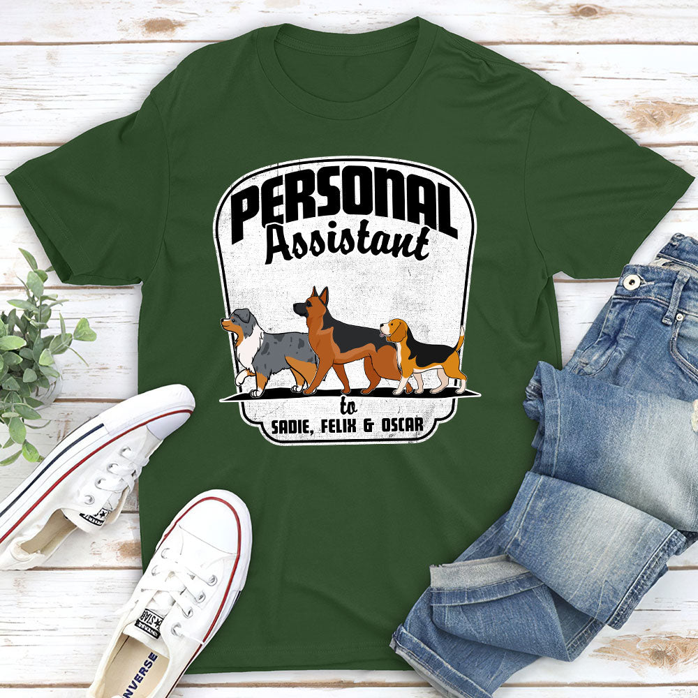 Personalized Unisex Pet Lover's T-shirt - Your Personal Assistant